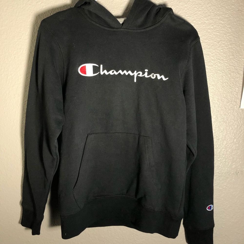 Champion Black Hoodie
